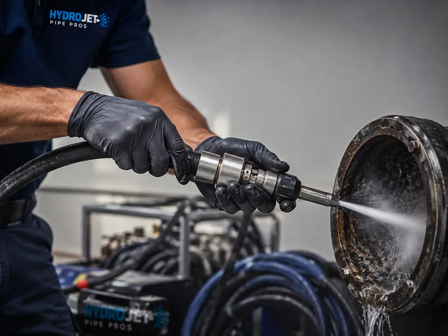 Hydro Jet Pipe Descaling in Sanger, TX